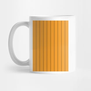 Wolves 1982 Amber and Black Pinstripes Mug